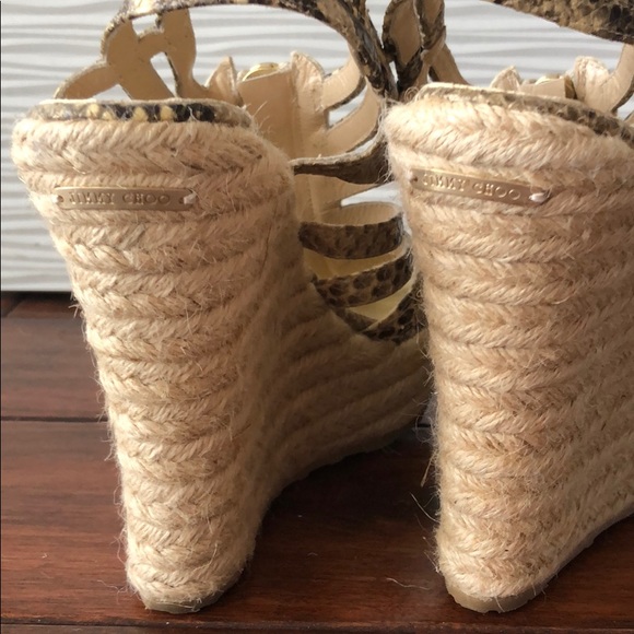 Jimmy Choo python cage espadrilles - Picture 6 of 6